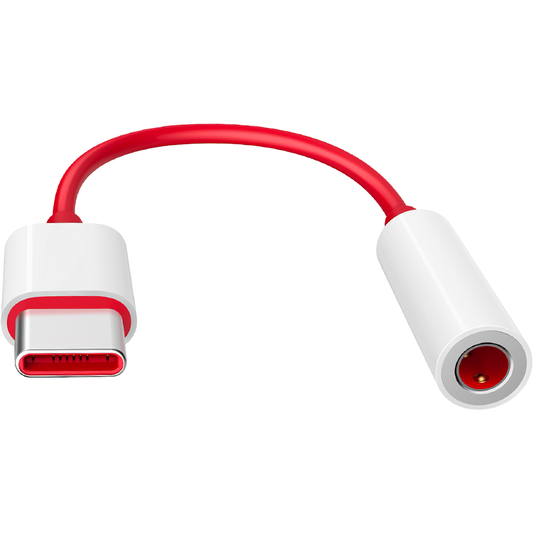 Audio Adapter USB-C - 3.5mm OnePlus TC01W, 0.09m, Rot 5461100024