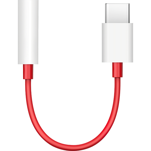 Audio Adapter USB-C - 3.5mm OnePlus TC01W, 0.09m, Rot 5461100024