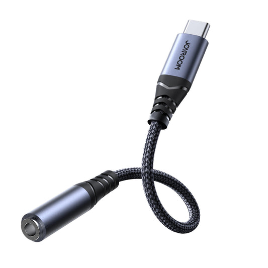 Audioadapter USB-C - 3,5mm Joyroom SY-C01, Schwarz