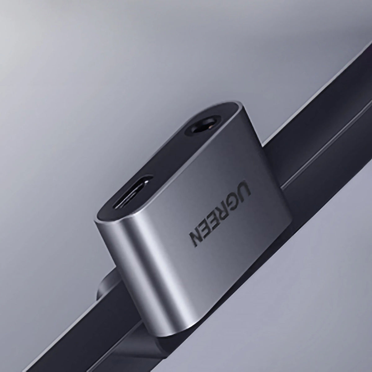 Audioadapter USB-C - 3,5 mm / USB-C UGREEN CM193, Grau