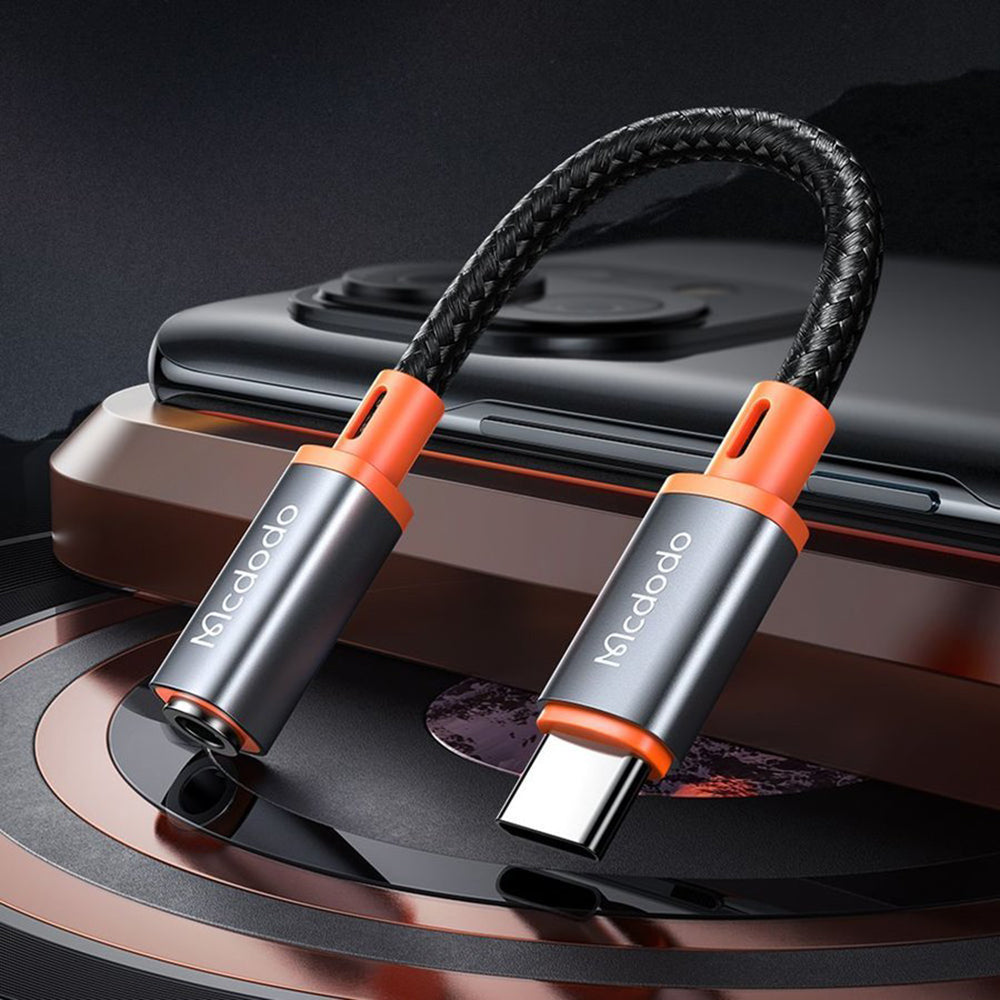 USB-C - 3,5mm Audioadapter McDodo CA-7561, Schwarz