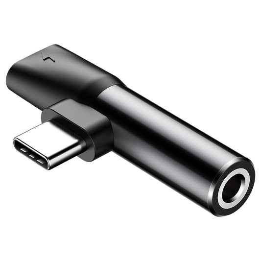 Audio Adapter USB-C - USB-C / 3.5mm Baseus L41, Schwarz CATL41-01