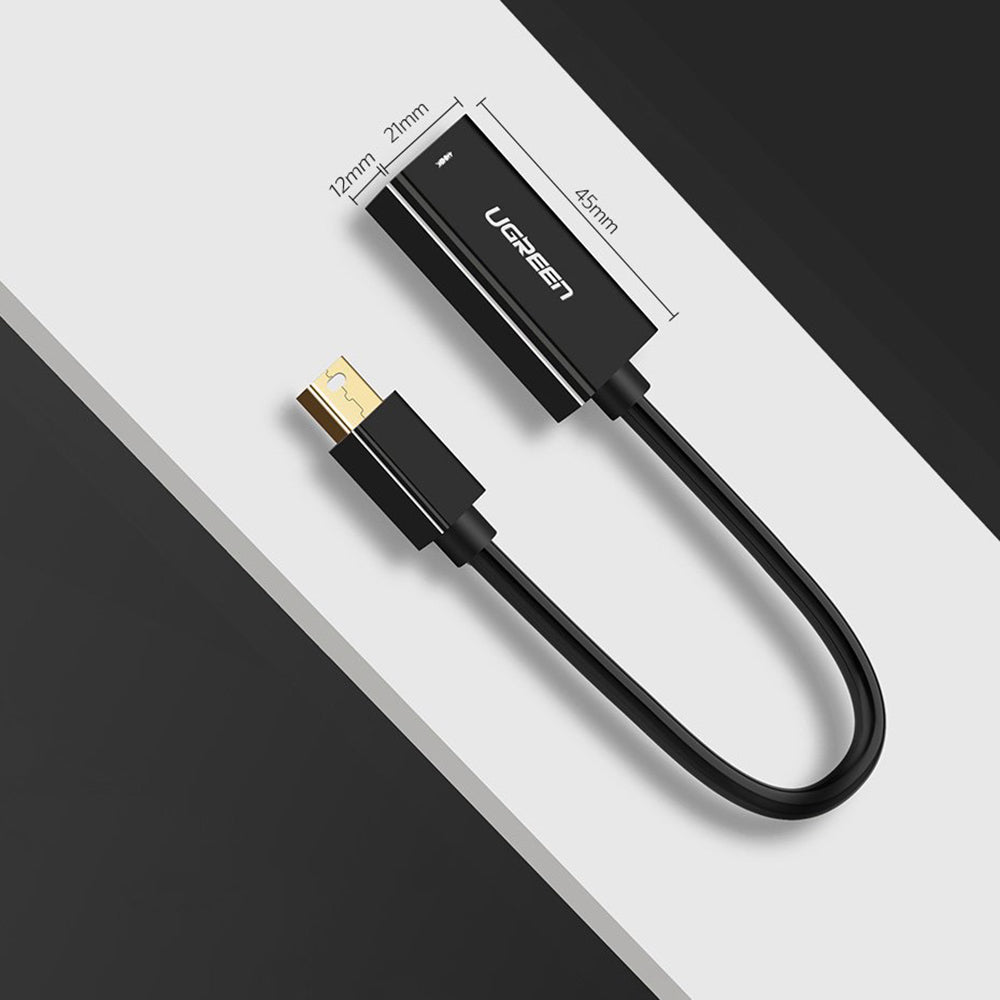 Videoadapter UGREEN MD112 (10461), MiniDisplayPort - HDMI, Schwarz