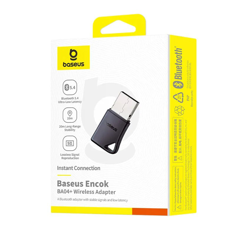Bluetooth USB Adapter Baseus Encok BA04+, Schwarz A10082600121-00