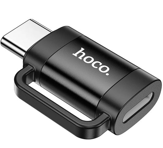 Daten- und Ladeadapter Lightning - USB-C HOCO UA31E, Schwarz