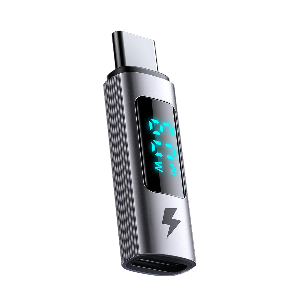 Daten- und Ladeadapter Lightning - USB-C McDodo OT-5990 Wales Display, Schwarz