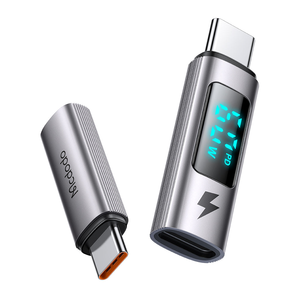 Daten- und Ladeadapter Lightning - USB-C McDodo OT-5990 Wales Display, Schwarz