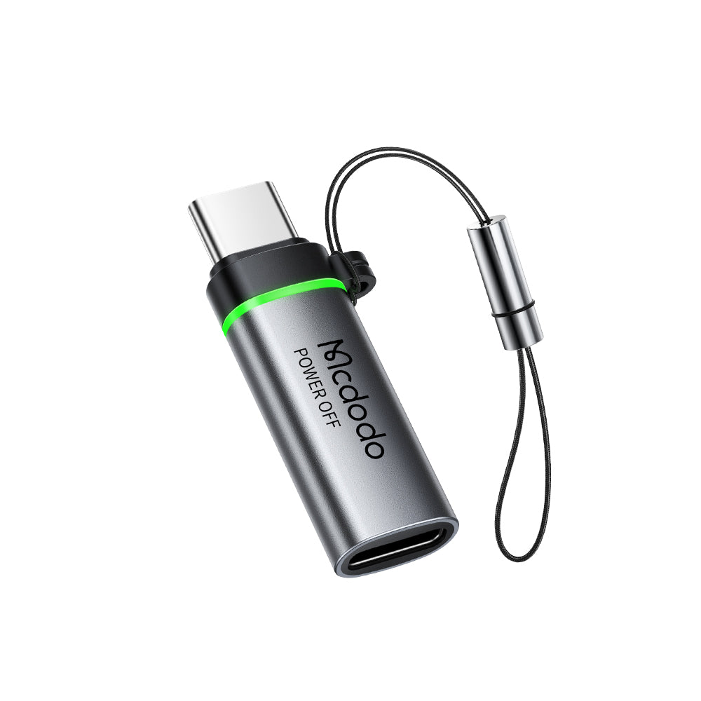 Daten- und Ladeadapter Lightning - USB-C McDodo OT-6010 Power Off, Schwarz