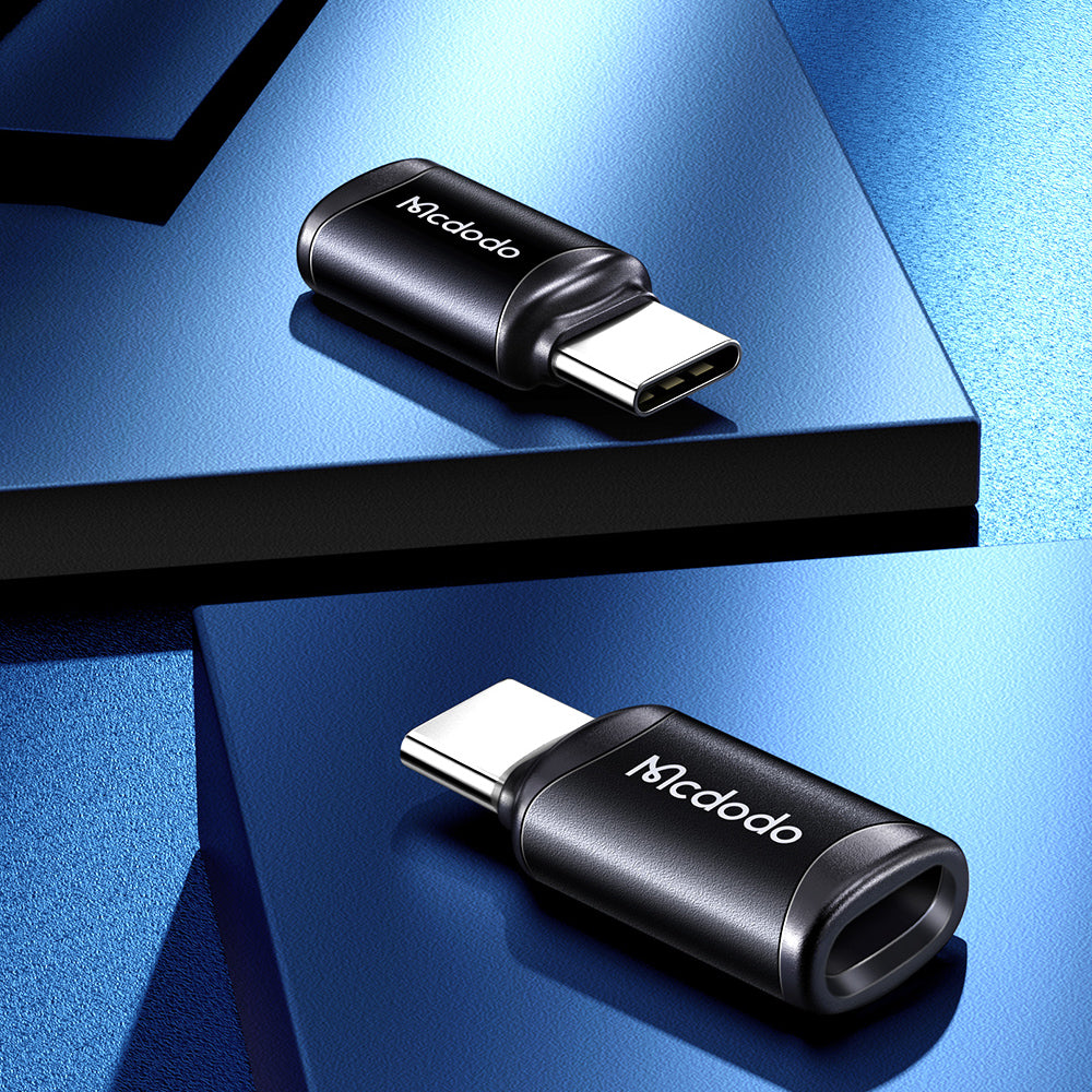 Daten- und Ladeadapter Lightning - USB-C McDodo OT-7700, Schwarz