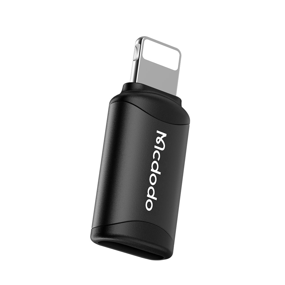 USB-C - Lightning McDodo OT-7680 Daten- und Ladeadapter, Schwarz