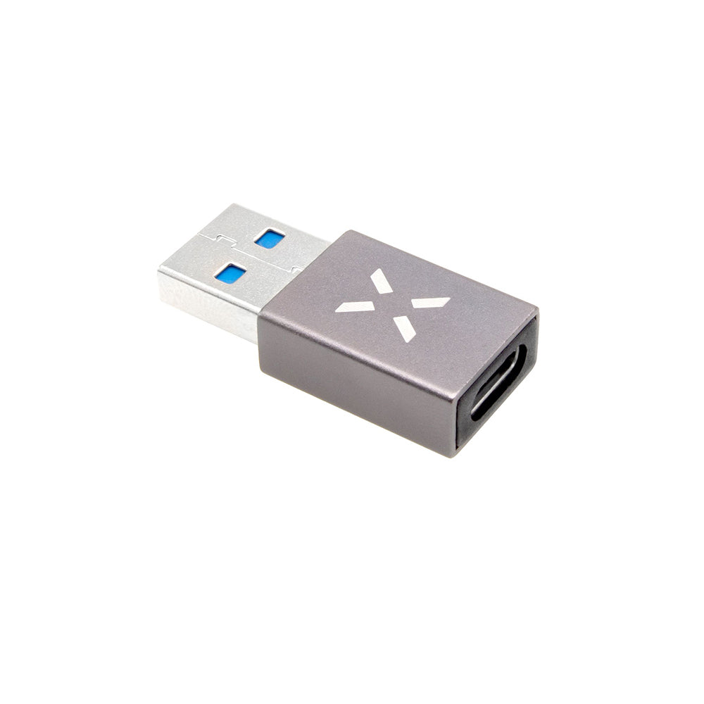 USB-C - USB-A Adapter für Daten und Laden Fixed, Grau