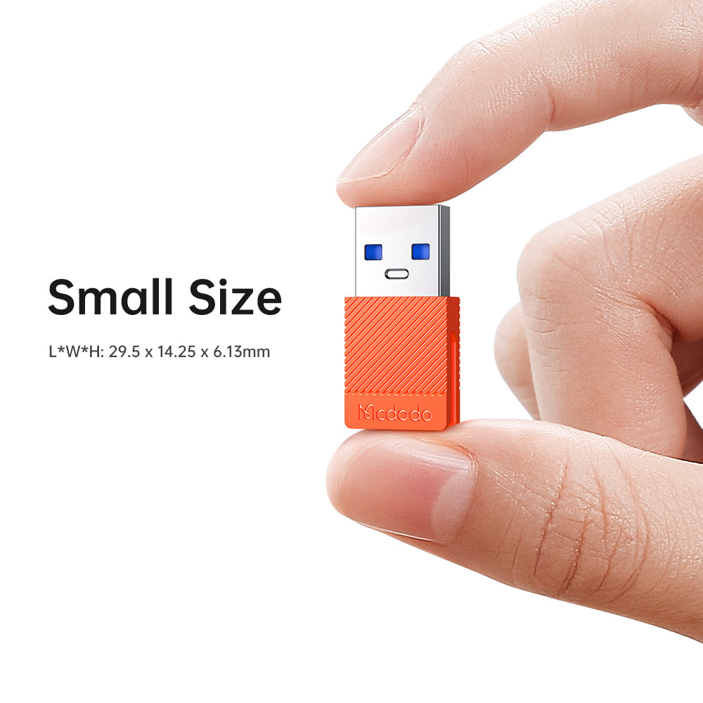 USB-C - USB-A Daten- und Ladeadapter McDodo OT-6550, Orange