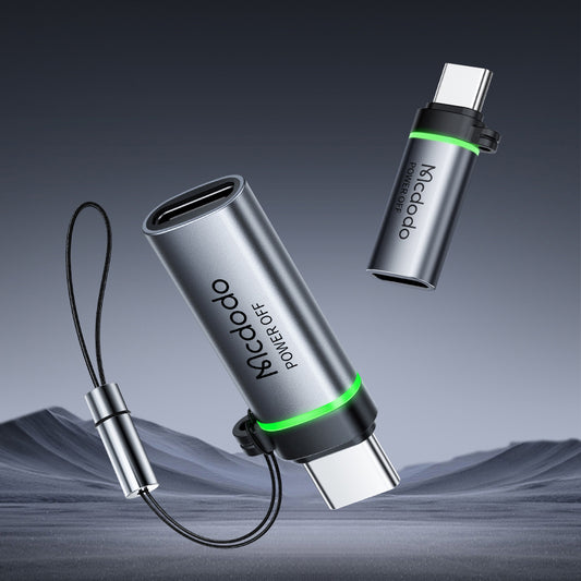 USB-C Daten- und Ladeadapter - USB-C McDodo OT-2450 Power Off, Schwarz