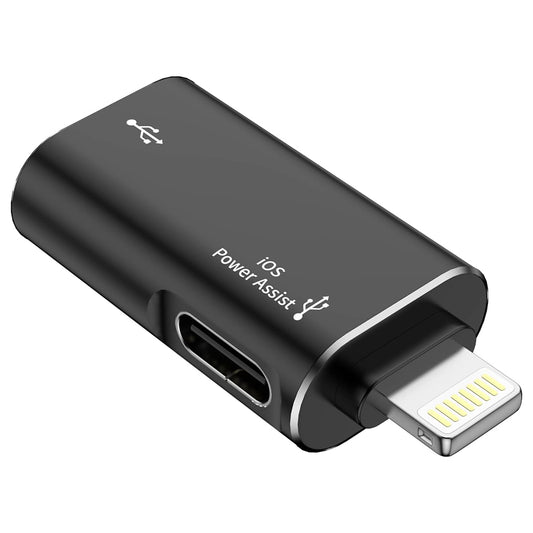OTG-Adapter Lightning - USB-A Techsuit A18 AluVoltX, Schwarz