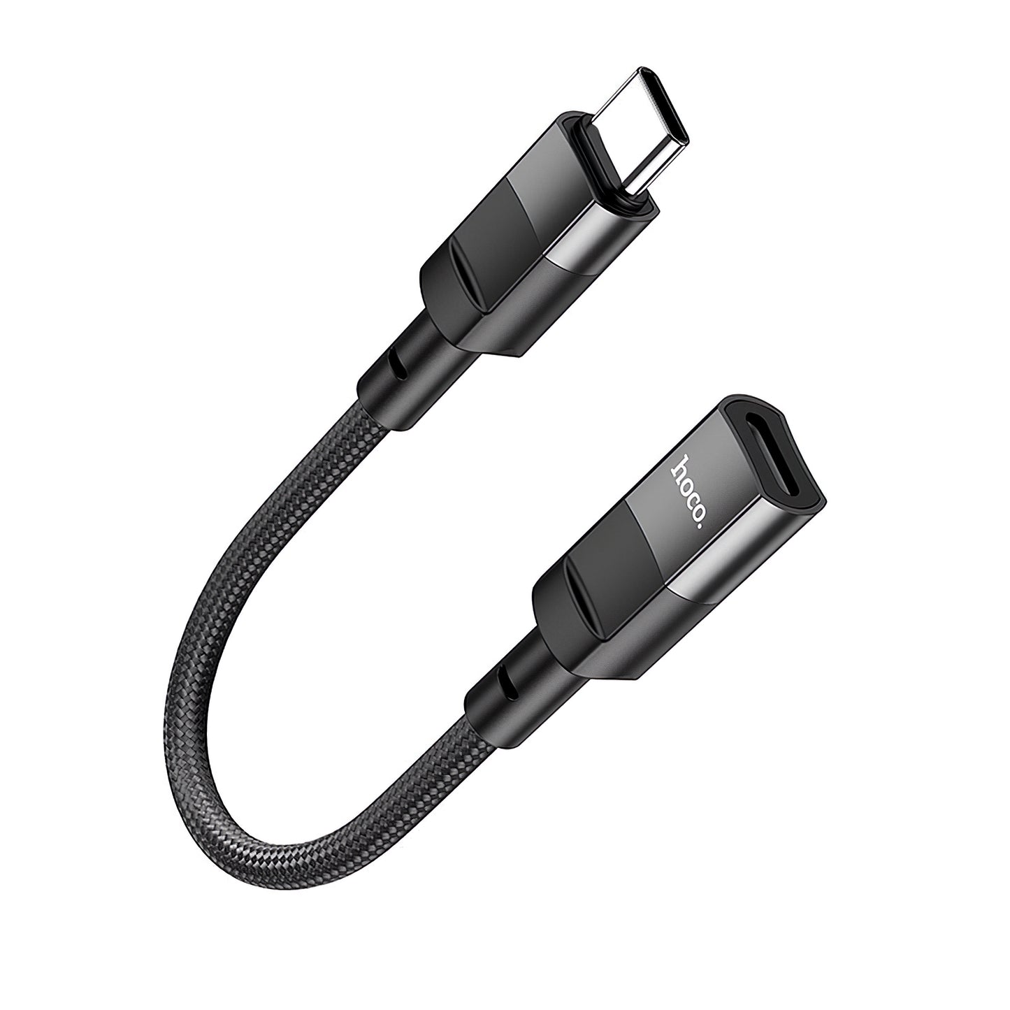 HOCO U107 Lightning - USB-C Daten- und Ladeadapter HOCO U107, 0,1m, Schwarz