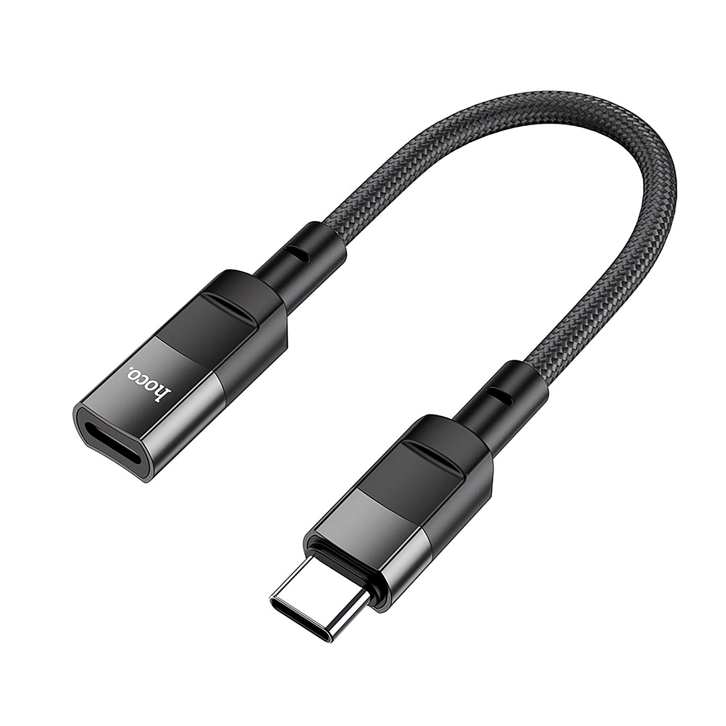 HOCO U107 Lightning - USB-C Daten- und Ladeadapter HOCO U107, 0,1m, Schwarz