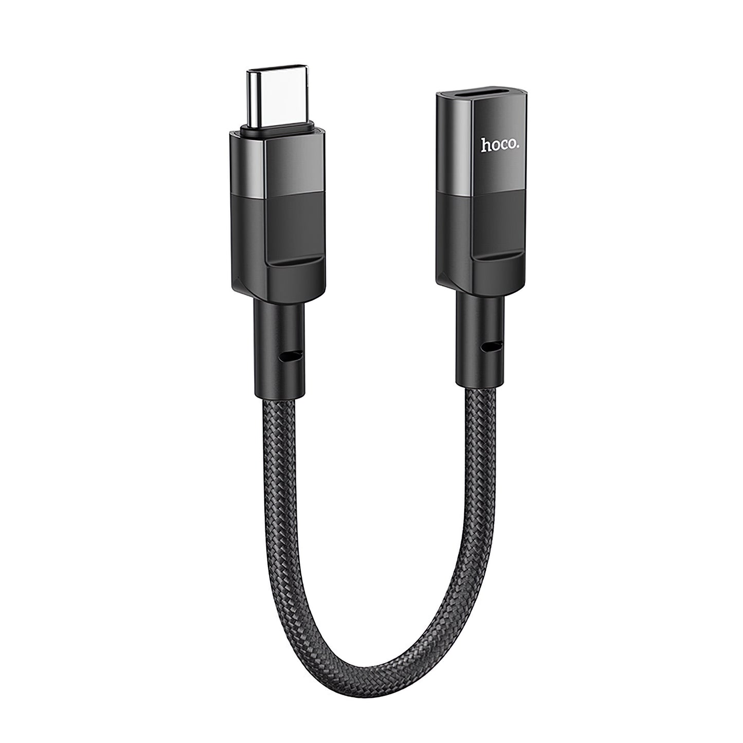 HOCO U107 Lightning - USB-C Daten- und Ladeadapter HOCO U107, 0,1m, Schwarz