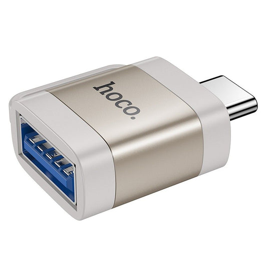 OTG USB-C to USB-A Adapter HOCO UA31C, Gray