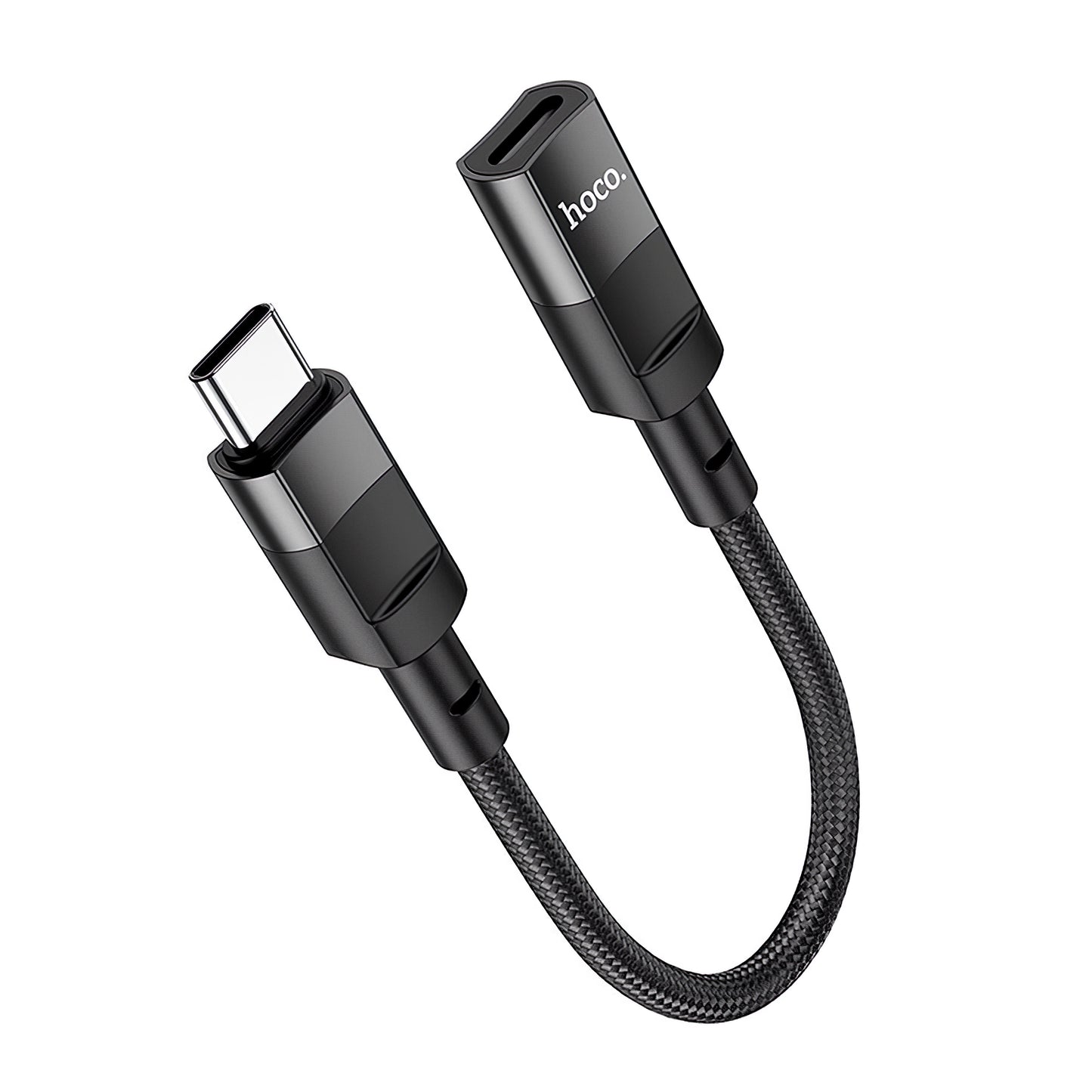 HOCO U107 Lightning - USB-C Daten- und Ladeadapter HOCO U107, 0,1m, Schwarz