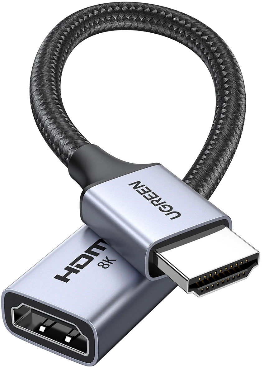 Videoadapter UGREEN HD165, HDMI - HDMI, 8K, Grau