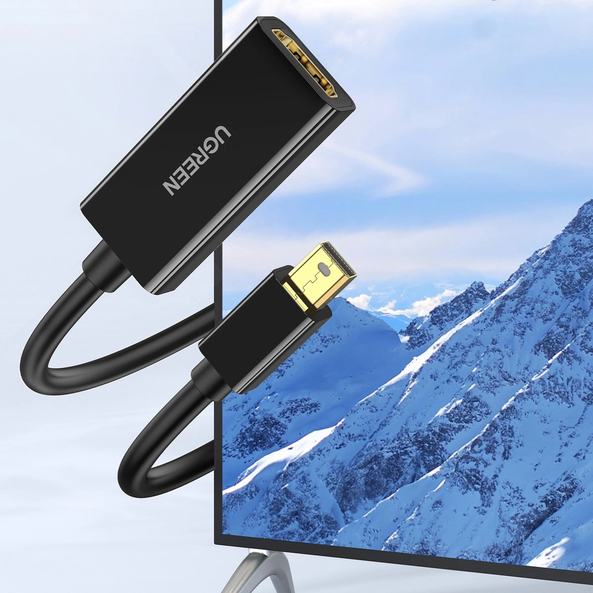 UGREEN MD112 Videoadapter, MiniDisplayPort - HDMI, 4K, Schwarz