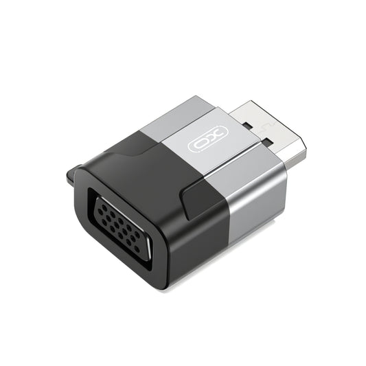 Video-Adapter XO Design GB016, DisplayPort - VGA, Grau