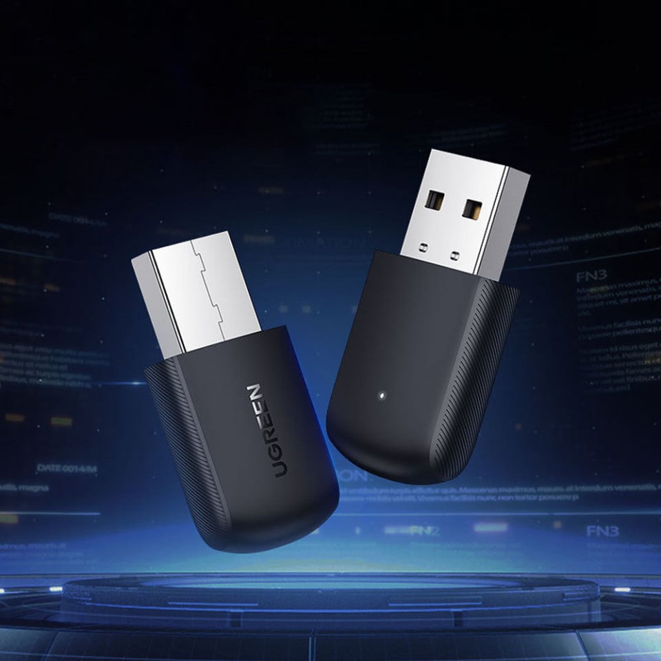 UGREEN CM448 Wireless Adapter, Dual Band, Schwarz