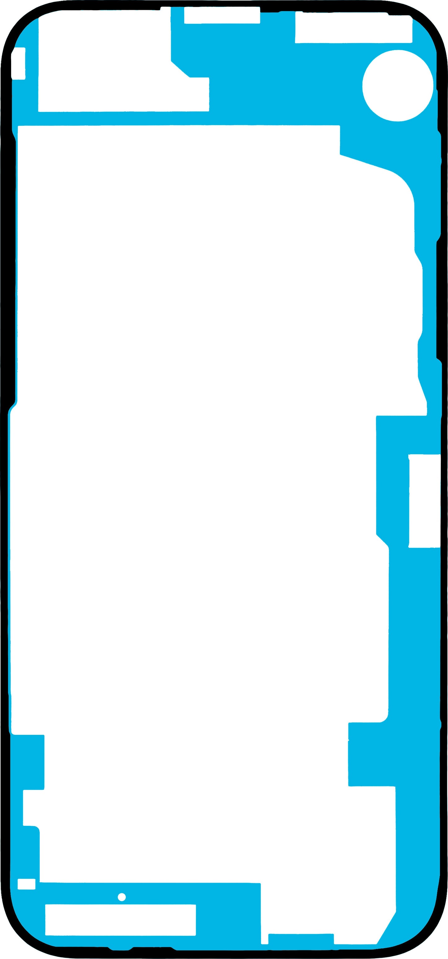 Klebstoff Batterieabdeckung Google Pixel 8a, Service Pack G806-12578-01