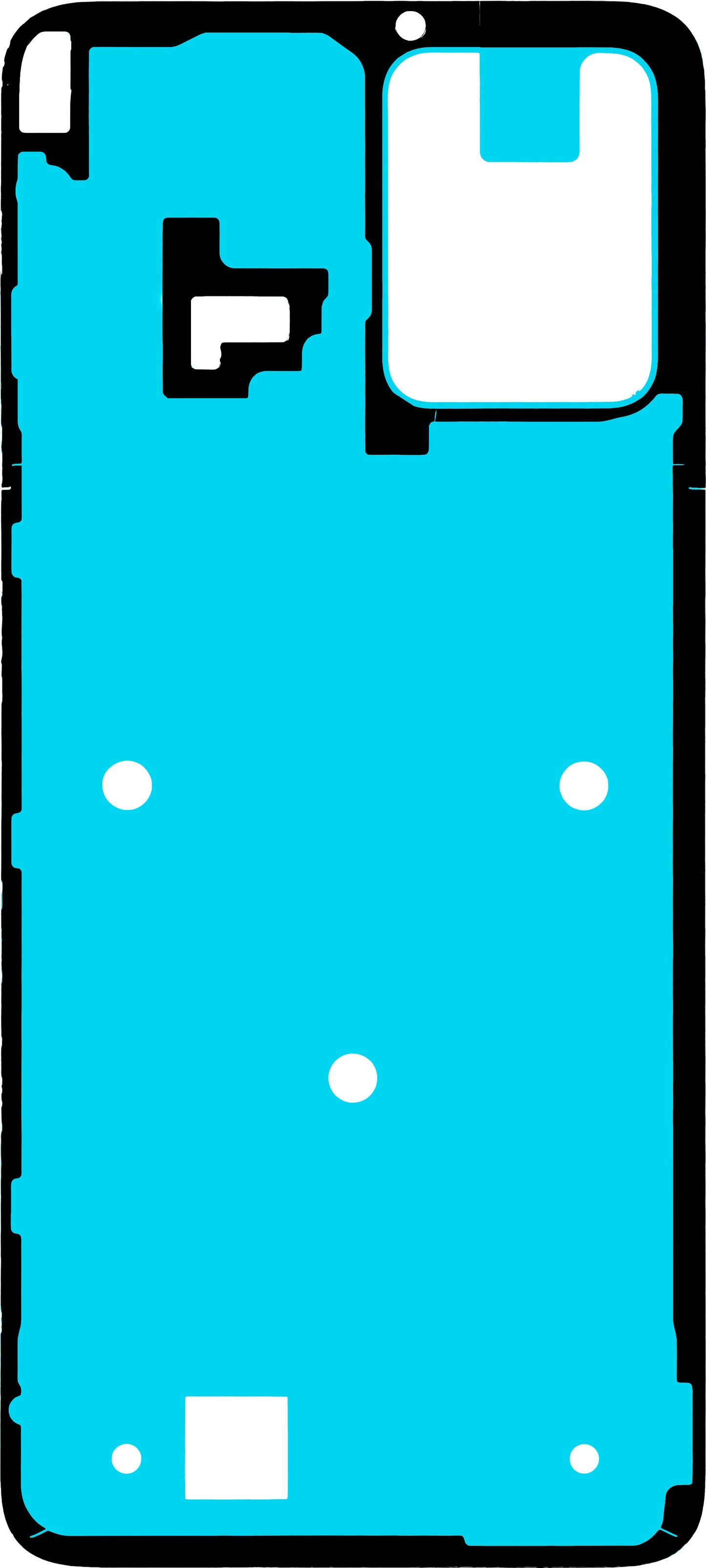 Motorola Moto G53 Battery Cover Adhesive, Service Pack 5D78C22164