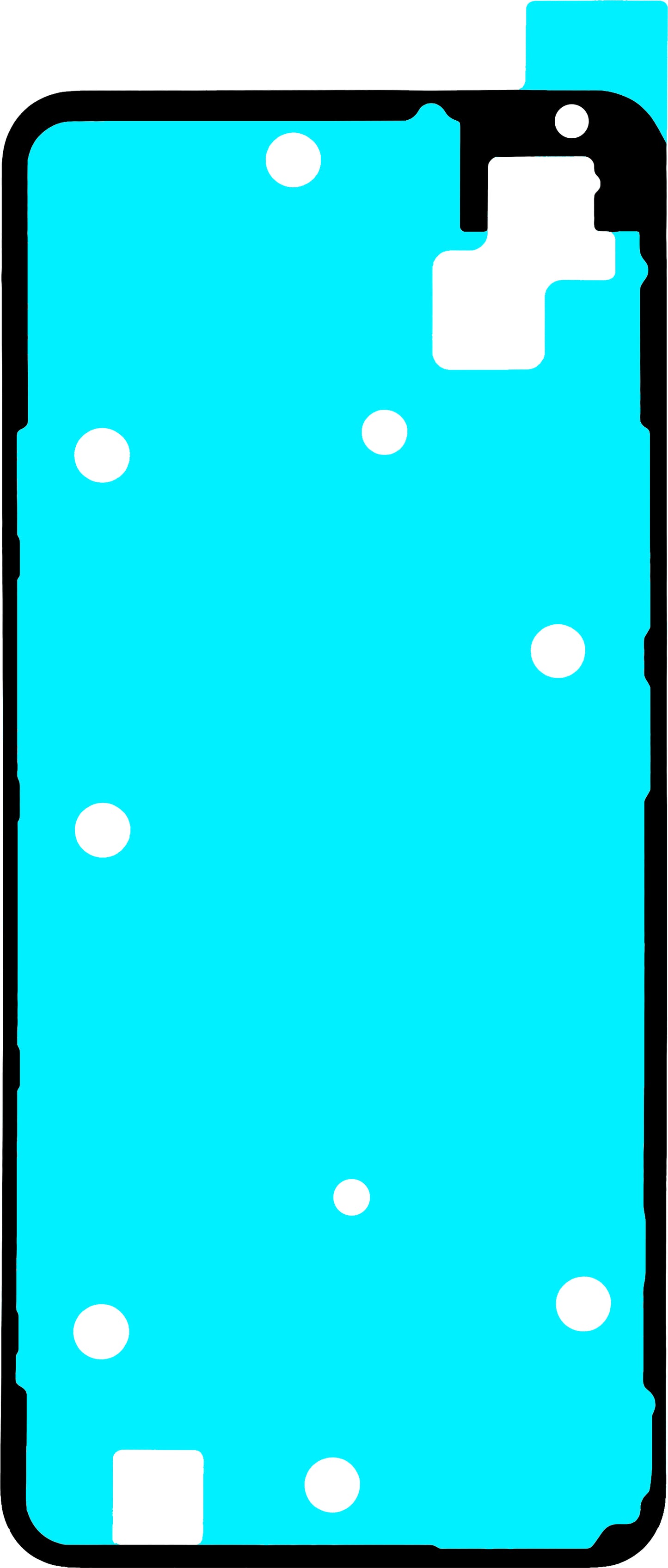 Battery Cover Adhesive Realme Note 70T, Service Pack 612717000818