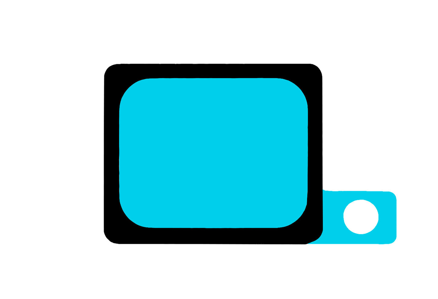 Klebstoff Diffusor Honor X7d 5G / 400 Smart 5G, Service Pack 9707ACAT