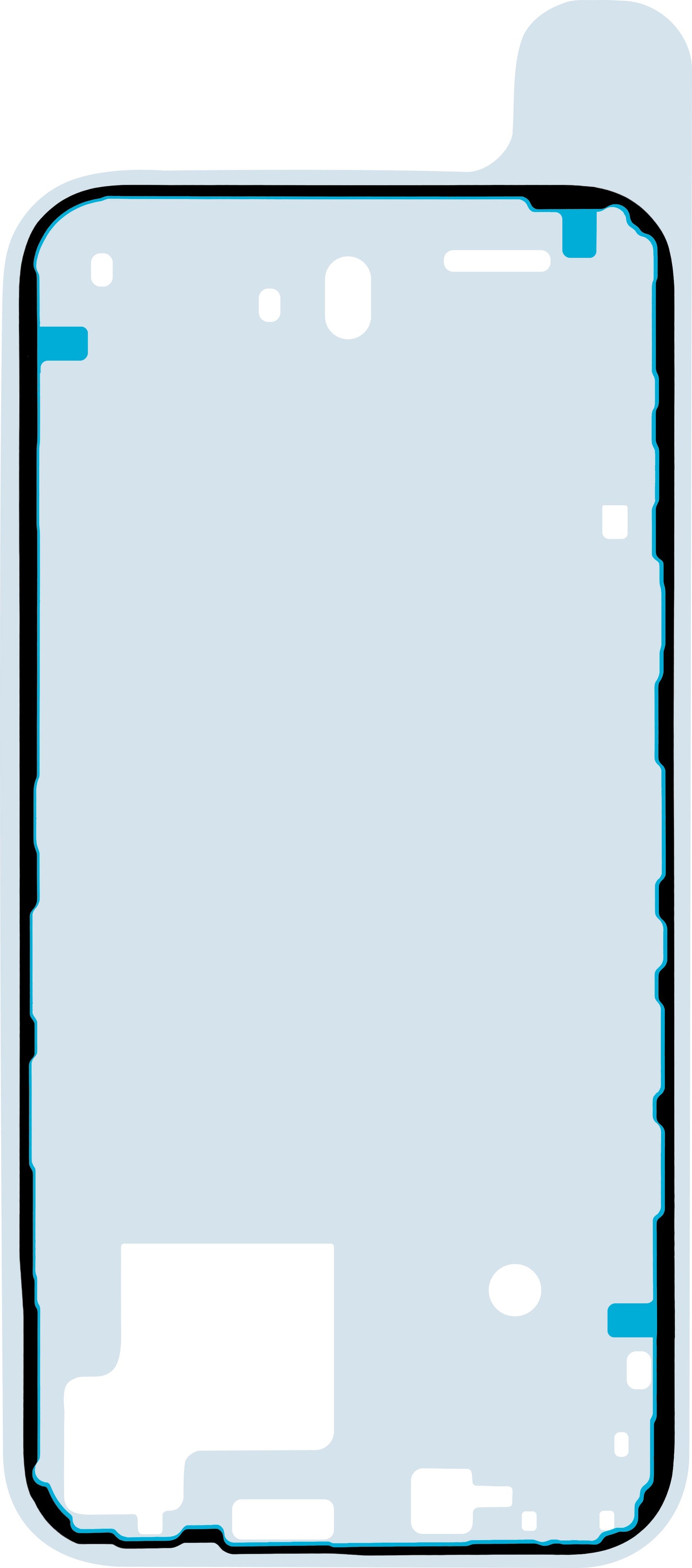 Klebstoff Display Apple iPhone 14 Plus, Service Pack 923-08093