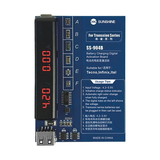 Sunshine SS-904B Netzteilplatine für TECNO / Infinix / Itel Series, 2in1