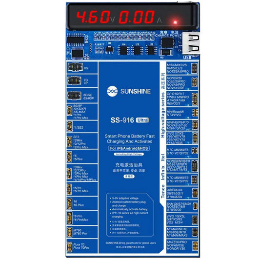 Sunshine SS-916 Ultra Ladegerät für Apple iPhone / Android Serien