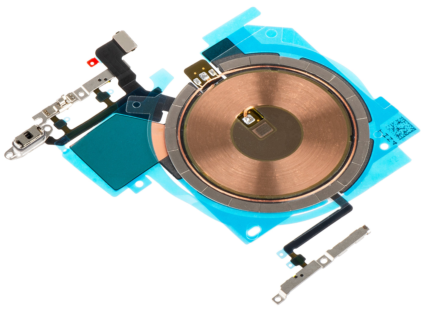 NFC-Antenne - Mikroschalter On-Off - Lautstärke - Profil - Wireless-Lademodul Apple iPhone 14 Pro Max