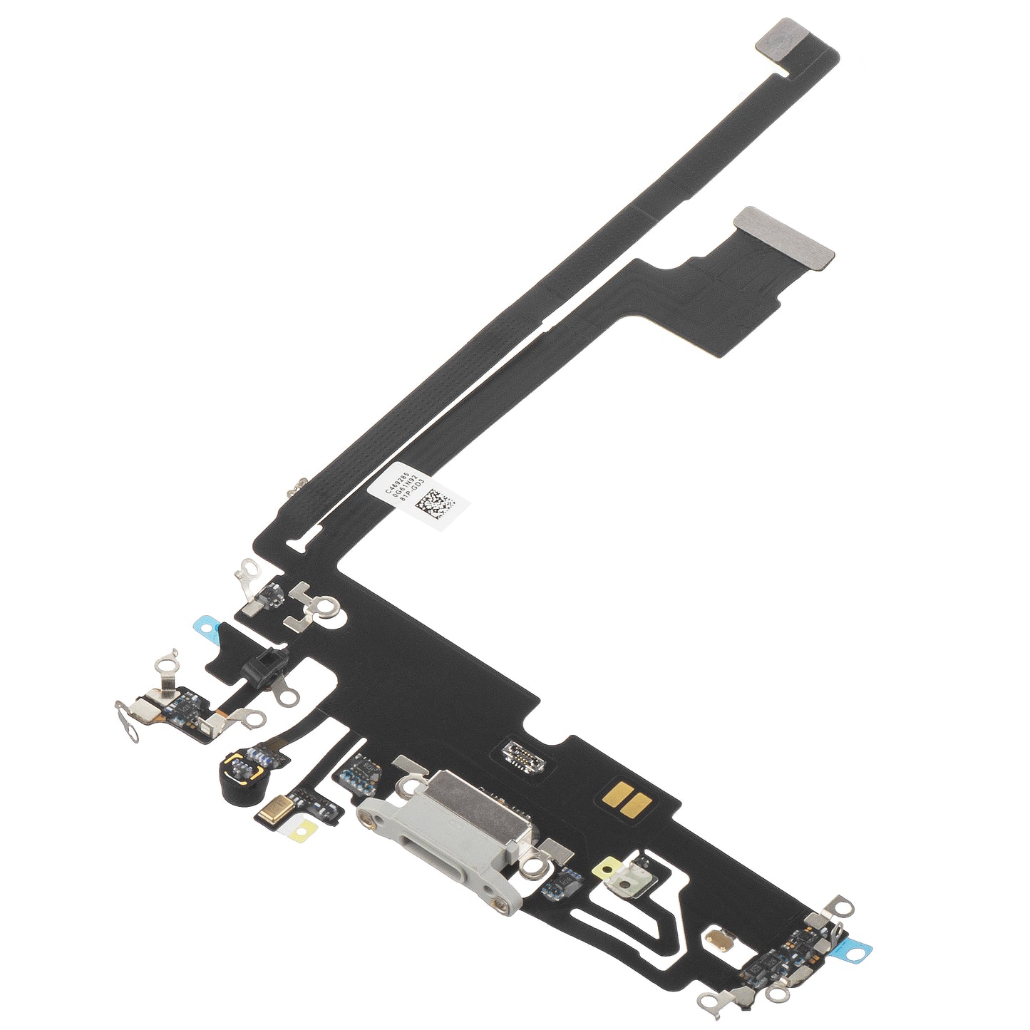 Kopfband mit Ladeanschluss - Apple iPhone 12 Pro Max Mikrofon, Silber