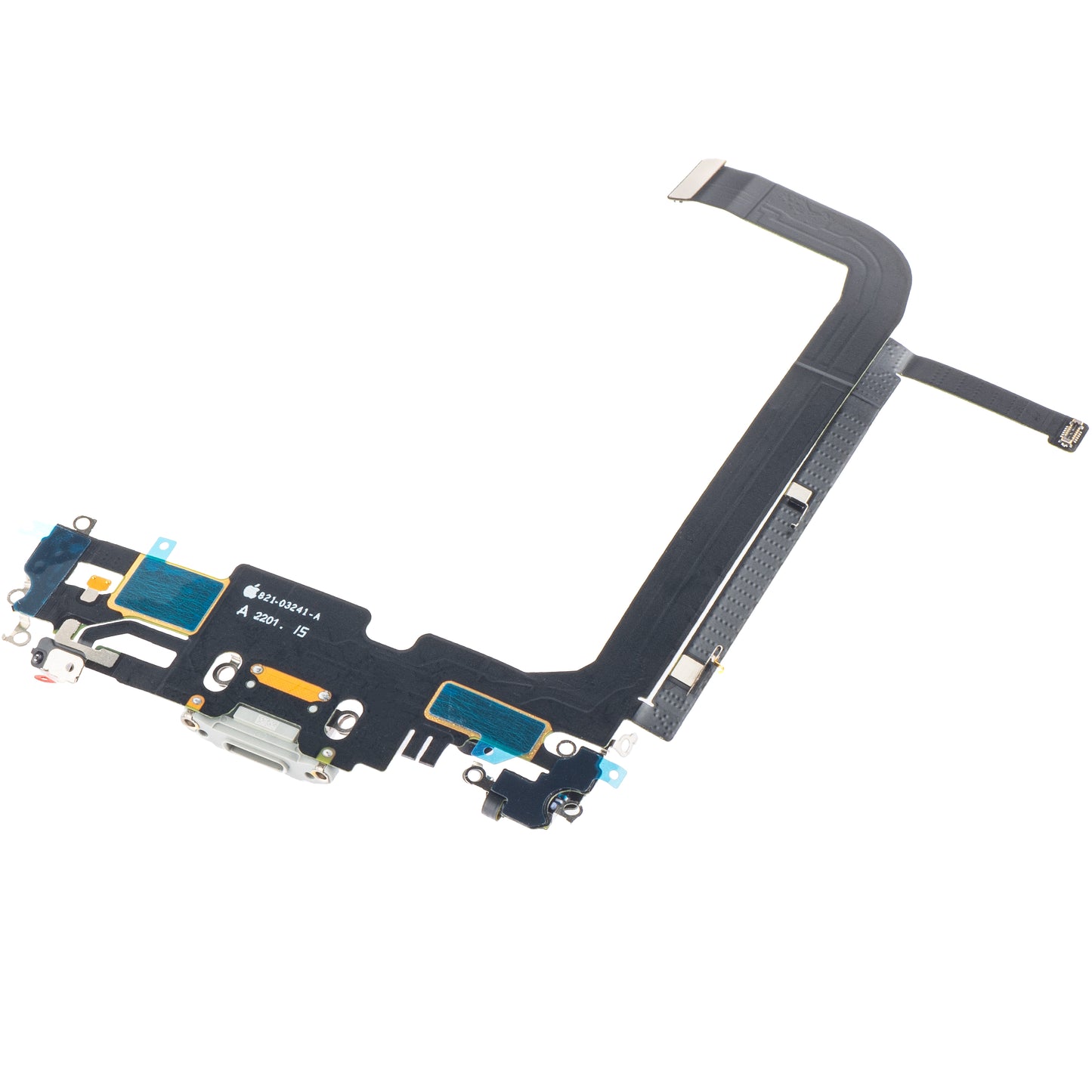Kopfband mit Ladeanschluss - Apple iPhone 13 Pro Max Mikrofon, Silber