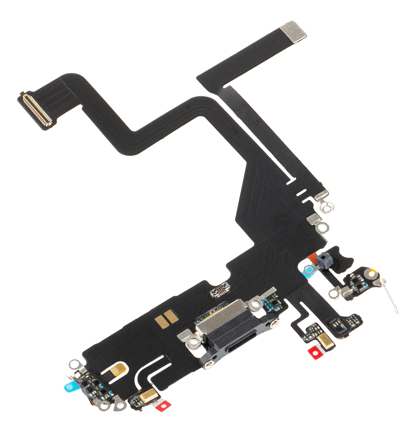 Kopfband mit Ladeanschluss - Apple iPhone 14 Pro Mikrofon, Schwarz