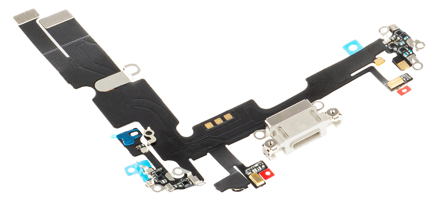 Ladekabel mit Mikrofonanschluss Apple iPhone 14 Plus, Silber
