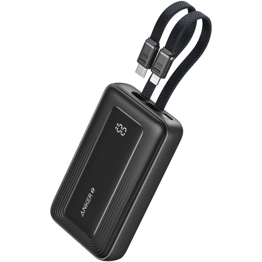 Anker PowerCore Externer Akku, 20000mAh, 30W, QC + PD, 1 x Lightning - 1 x USB-A - 2 x USB-C, Schwarz A1681G11