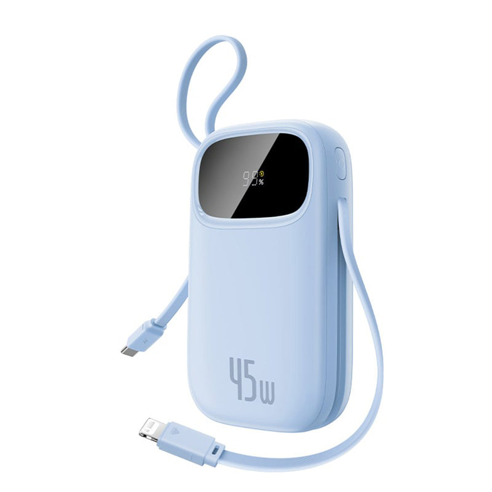 Externer Akku Baseus EnerFill FC31 Qpow 3, 20000mAh, 45W, QC + PD, 1 x Lightning - 1 x USB-A - 2 x USB-C, Blau E0028D03