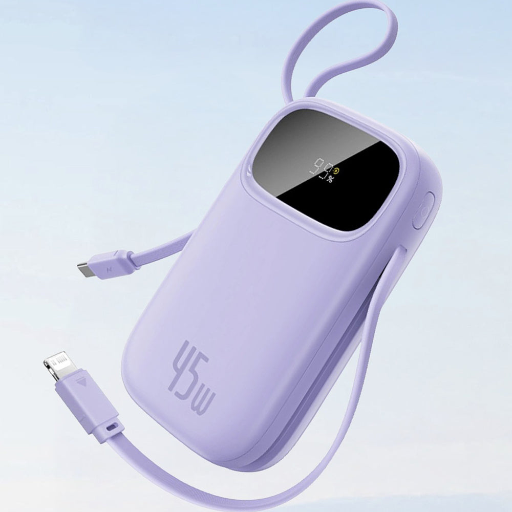 Externer Akku Baseus EnerFill FC31 Qpow 3, 20000mAh, 45W, QC + PD, 1 x Lightning - 1 x USB-A - 2 x USB-C, Blau E0028D03