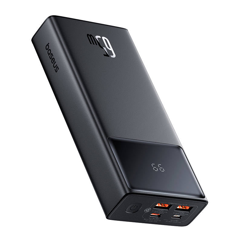 Externer Akku Baseus Star Lord, 20000mAh, 65W, QC + PD, 1 x USB-C - 2 x USB-A, Schwarz P10022906113-00