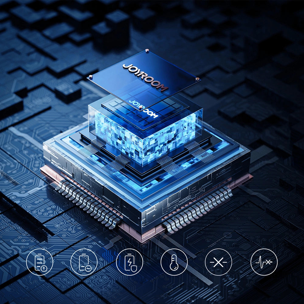 Externer Akku Joyroom JR-PBF05, 30000mAh, 65W, QC + PD, 1 x USB-A - 2 x USB-C, Schwarz