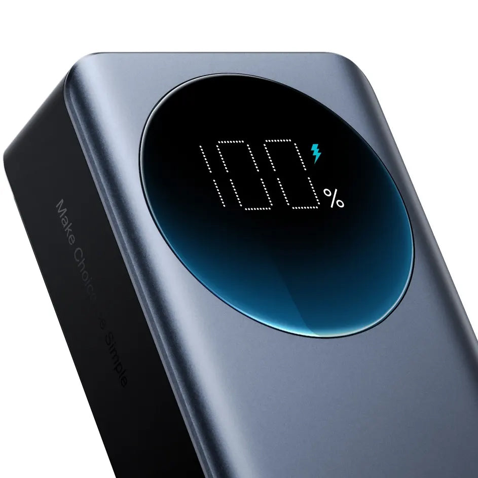 Externer Akku Joyroom JR-PBF05, 30000mAh, 65W, QC + PD, 1 x USB-A - 2 x USB-C, Schwarz