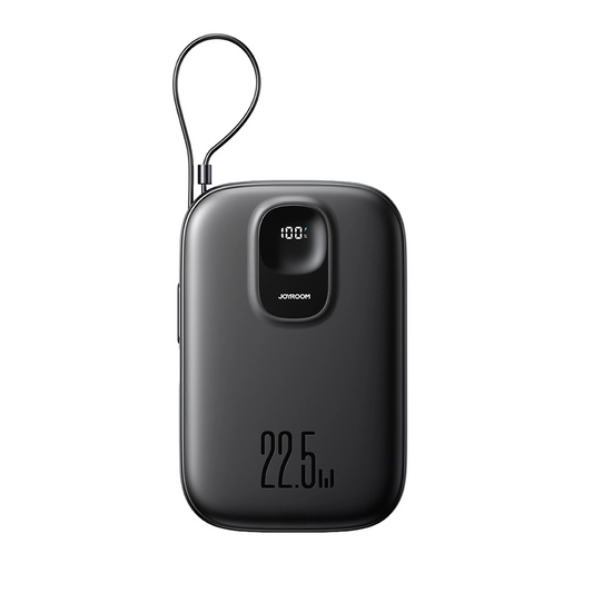 Externer Akku Joyroom JR-PBF18, 10000mAh, 22.5W, QC + PD, 1 x Lightning - 1 x USB-A - 1 x USB-C, Schwarz