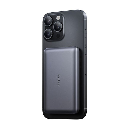 Externer Wireless-Akku McDodo MC-4651 Meta, 10000mAh, 20W, PD + FQI, 1 x QI - 1 x USB-C, Schwarz