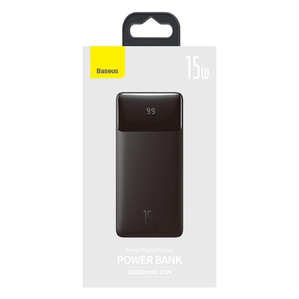 Baseus Bipow Powerbank 10000mAh | 15W | USB-C & 2x USB-A | Schwarz