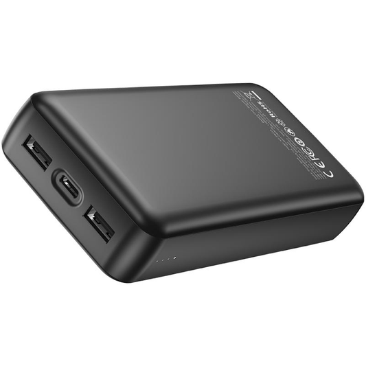 Externe Batterie XO Design PB313, 20000mAh, 10W, 2 x USB-A, Schwarz