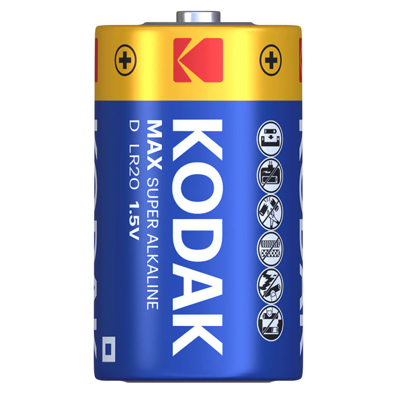 Kodak Max Super Alkaline Batterie, LR20, 2er Set
